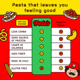 Low Carb, Protein Pasta | Elbow Macaroni with 17g Protein, 7g Carbs | Healthy, Keto Pasta Made in Italy | 3-Pack, 8oz - Pete’s Pasta