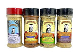 Maple Seasonings - Box of 4 Jars of Pure Maple Sugar and Spices For Cooking, Grilling and Baking - Perfect Vermont Gift - From Barred Woods Maple