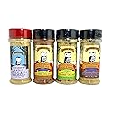 Maple Seasonings - Box of 4 Jars of Pure Maple Sugar and Spices For Cooking, Grilling and Baking - Perfect Vermont Gift - From Barred Woods Maple