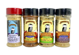 Maple Seasonings - Box of 4 Jars of Pure Maple Sugar and Spices For Cooking, Grilling and Baking - Perfect Vermont Gift - From Barred Woods Maple