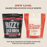 Bizzy Organic Cold Brew Coffee | Smooth & Sweet Blend | Coarse Ground Coffee | Medium Roast | Micro Sifted | Specialty Grade | 100% Arabica | Brew
