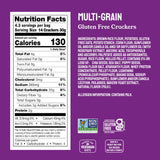 Milton's Gluten Free Crackers, Multi-Grain - Non-GMO Project Verified, Kosher, Certified Gluten Free Snack, 7 Grains In Every Bite - 4.5 Oz, Pack of 3