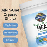 Garden of Life Meal Replacement Shakes, Raw Organic, Vanilla Protein Powder with Plant Based Pea Protein, Sprouts, Greens, Probiotics, Dairy Free 14