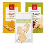 Hickory Farms Gourmet Cracker Variety - 3 Pack | Charcuterie Board | Artisan | Golden Toasted, Olive Oil and Rosemary