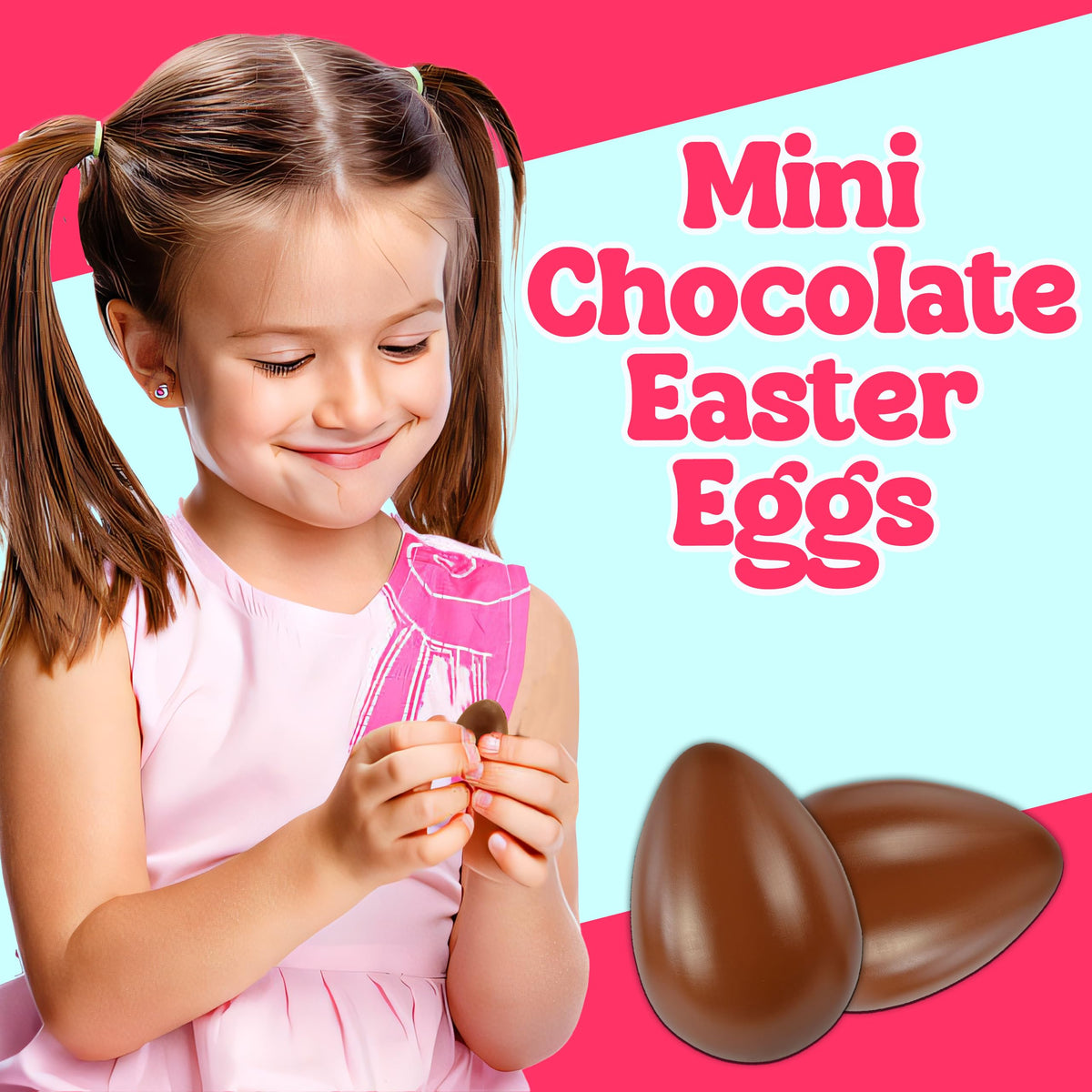 REESE Peanut Butter Mini Eggs, Bulk 4 Lb Mini Milk Chocolate Peanut Butter Half Eggs Candy, Foil Wrapped in Pastel Spring Colors, Easter Baskets, Egg