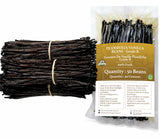 50 Vanilla Beans Grade B for Making Vanilla Extract, Vanilla Beans Bulk for Extract Grade 5 inches, Perfect for Homemade, baking and cooking. (50