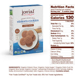 Jovial Organic Einkorn Crispy Cocoa Cookies - Organic Cookies, Vegan Cookies, High Protein, Fair Trade Certified, All Natural Ingredients, Low Carb