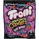 Trolli Minis Sour Brite Crawler Very Berry Gummi Candy, 9 Ounce - 6 per case.