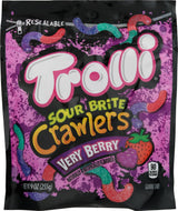 Trolli Minis Sour Brite Crawler Very Berry Gummi Candy, 9 Ounce - 6 per case.