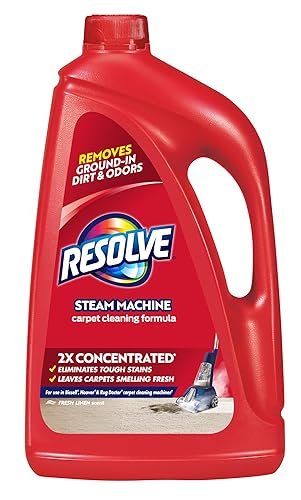 Resolve Steam Carpet Cleaner Solution Shampoo, 3.75 Lb Bottle, 2X Concentrate, Safe for Bissell, Hoover & Rug Doctor, Carpet Cleaner, Carpet Cleaner