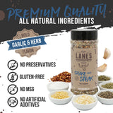 Lane's BBQ Shake and Steak Rub, 8 oz, All Natural Steak Seasoning for Grilling, Meat Seasoning for Ribeye, Chicken, Pork, Burgers, Prime Rib Rub