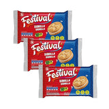 Festival Vanilla Cookies, Vanilla Cream Sandwich, 14.22 oz (Pack of 3)