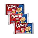 Festival Vanilla Cookies, Vanilla Cream Sandwich, 14.22 oz (Pack of 3)