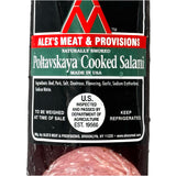 Alex’s Meat - Poltavskaya Cooked Salami - Traditional Eastern European Pork & Beef Sausage, Fully Cooked, Mildly Spiced and Juicy, Deli-Style Cold Cut