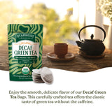 Starwest Botanicals Organic Decaf Green Tea - Decaffeinated Herbal Tea, Caffeine Free, USDA Organic Green Tea Leaf, Non GMO - Bulk Pack, 100 Bags