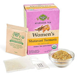 Herbal Cup Ayurveda Women's Tea, Organic Shatavari Turmeric, No Caffeine Herbal Teas (Women's Shatavari Turmeric, 16 Count (Pack of 1)