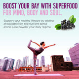 Alovitox Aronia Berry Powder | Antioxidant-Dense Juice Superfood with Dietary Fiber, Vitamins, Calcium, Iron, Boosts Immune System & Reduces Blood