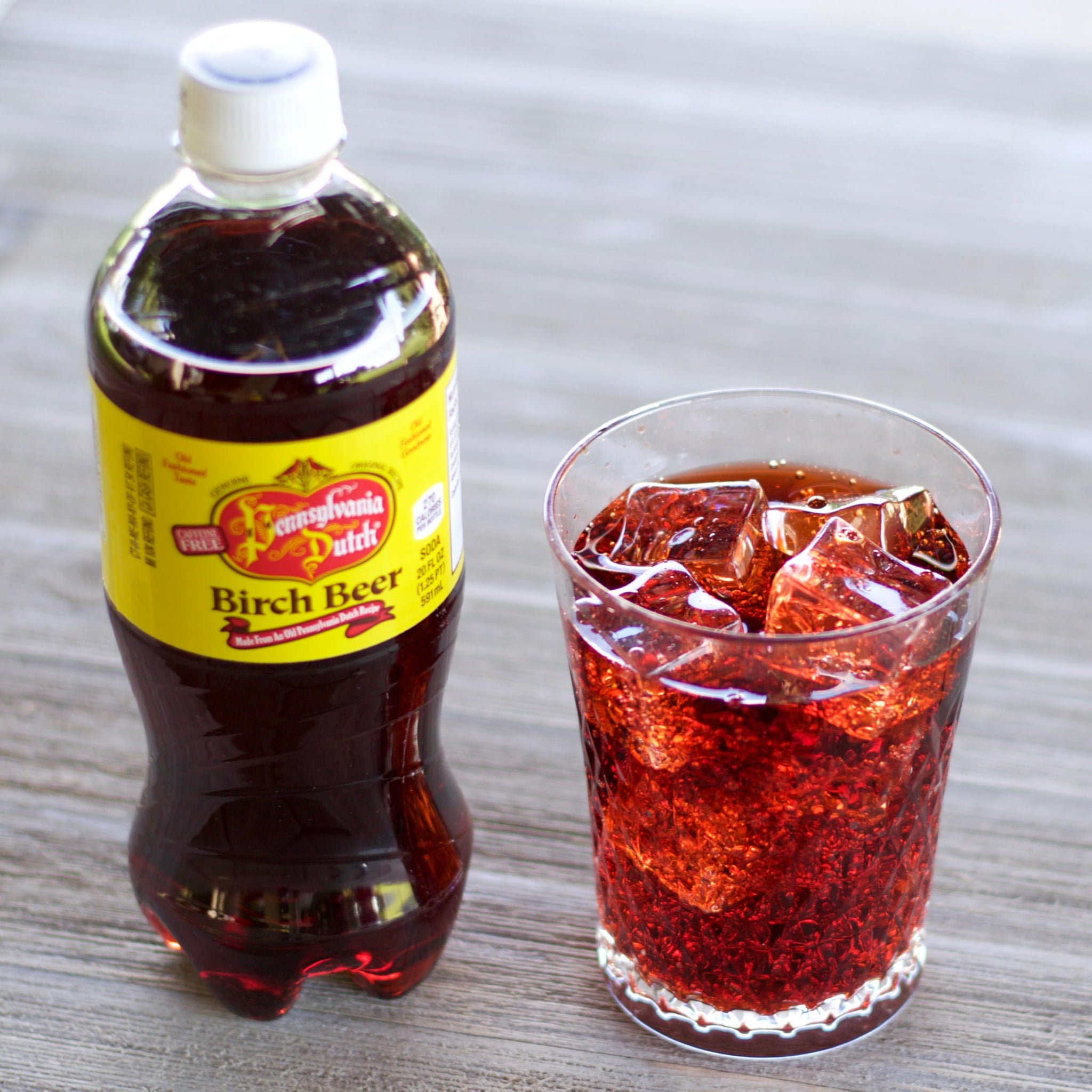 AmishTastes PA Dutch Birch Beer, A Dark, Old-Fashioned Favorite Amish Drink, 20 Oz. (Pack of 4)