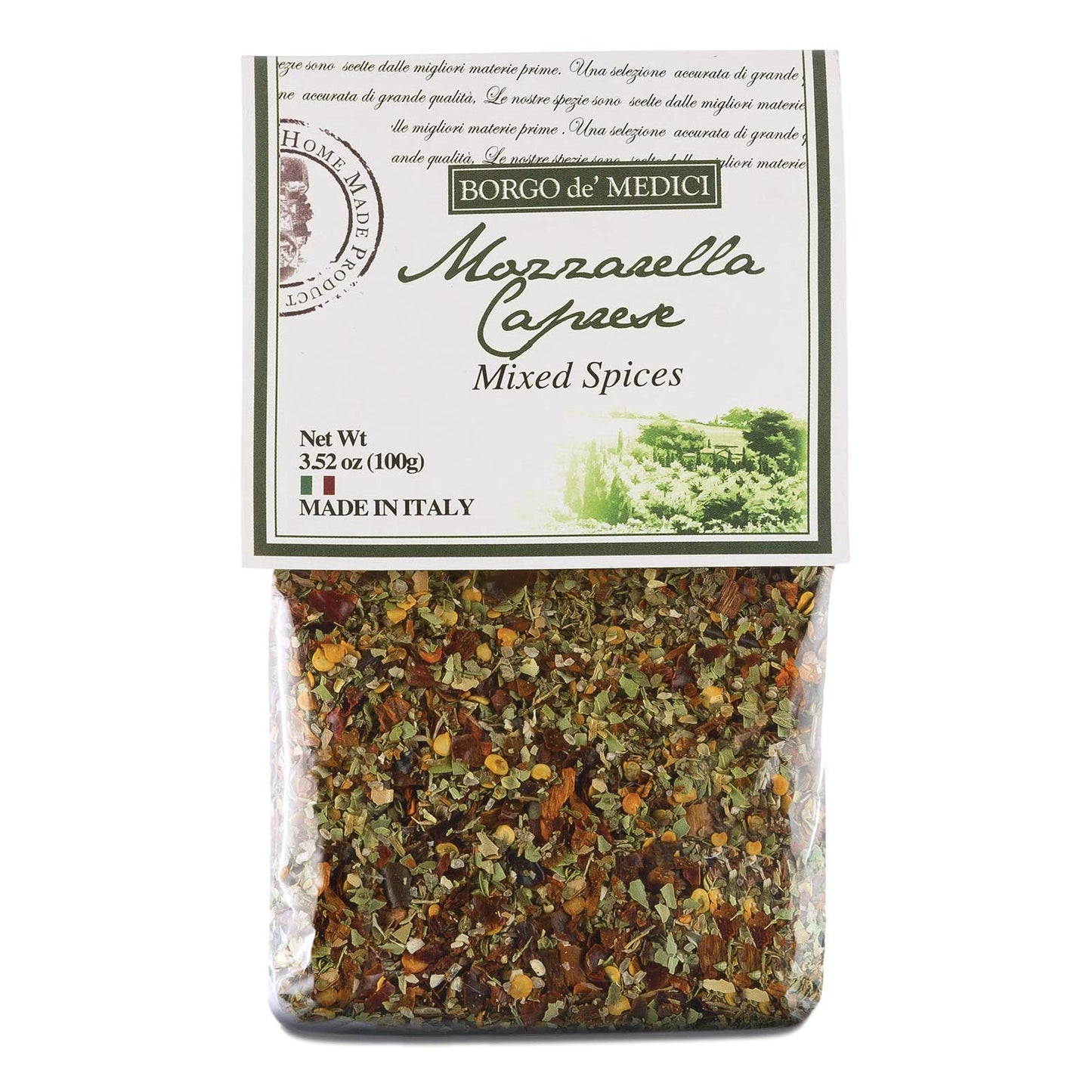 Borgo de Medici MOZZARELLA CAPRESE SEASONING BLEND (3.5oz / 100g)