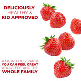 Betty Lou's PB&J Bars, Peanut Butter & Strawberry Snack, Gluten Free, Vegan, Non GMO, Deliciously Healthy Snacks, Individually Wrapped, 2 Oz Each (12