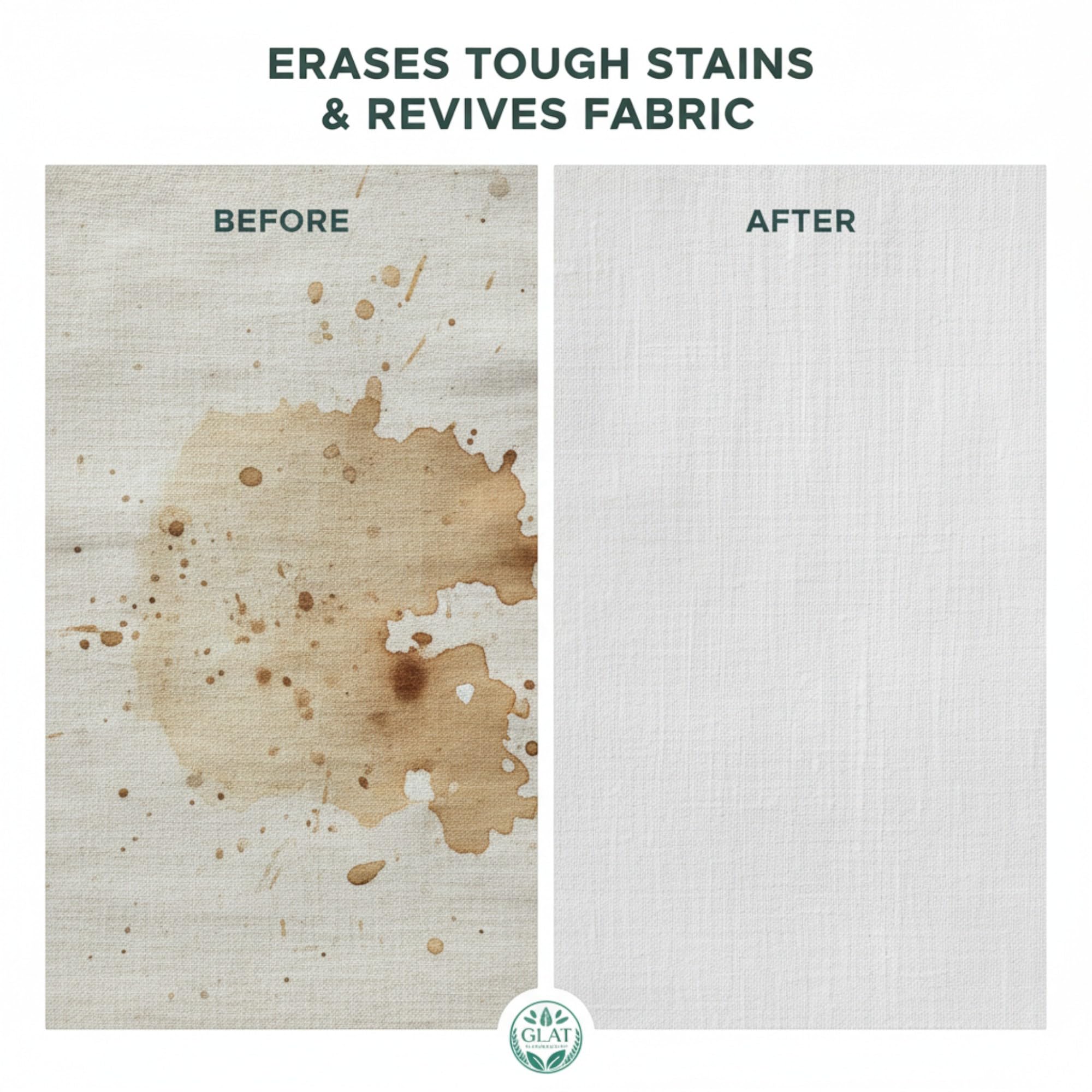 GLAT Group Enzyme-Powered Natural Oxygen Bleach (Powder) - Patchouli | Chlorine-Free Stain Remover & Laundry Whitener | Safe for Colors, Septic, Baby