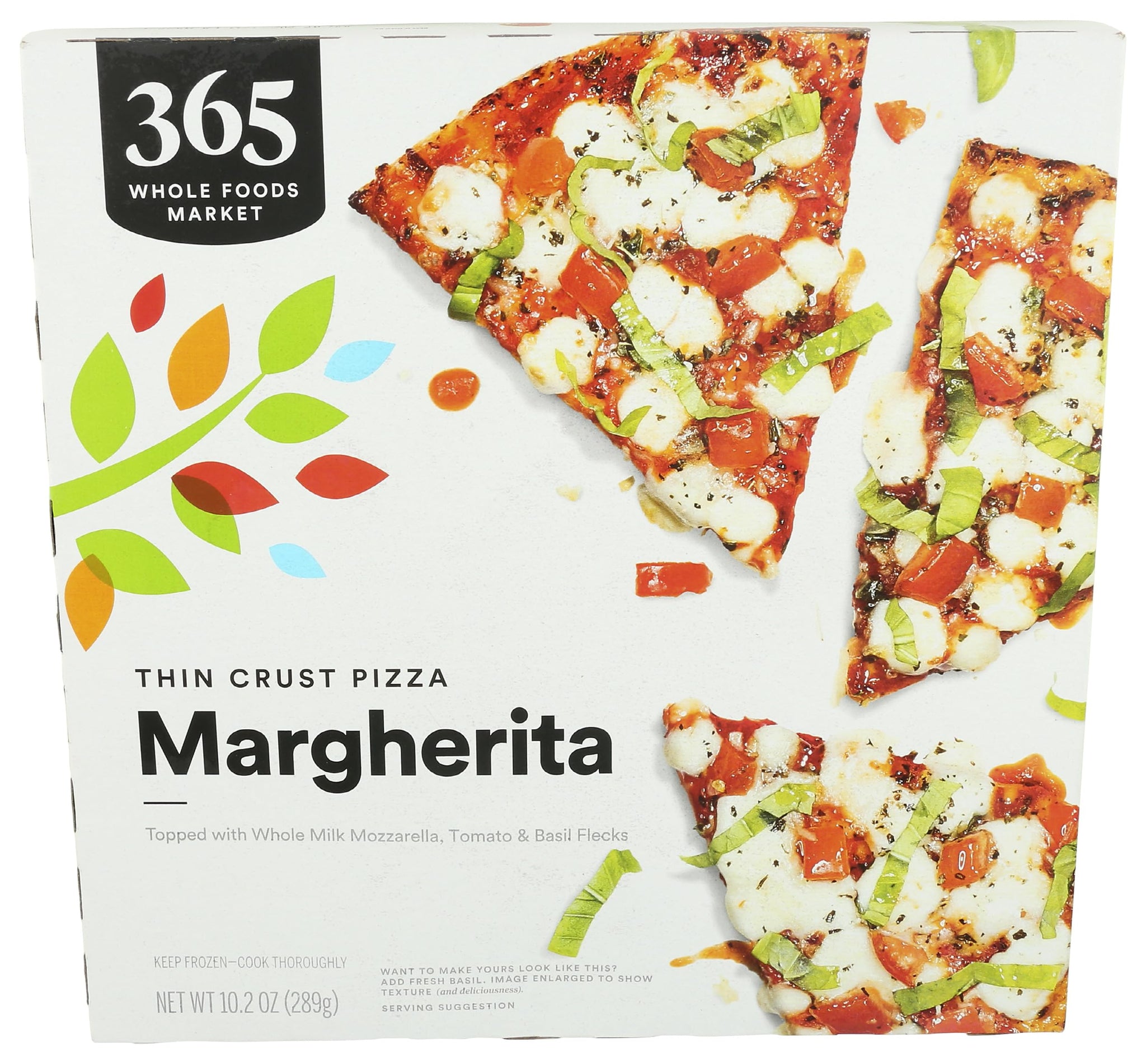 365 by Whole Foods Market Margherita Thin Crust Pizza, 10.2 OZ