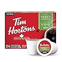 Tim Hortons Decaf, Medium Roast Coffee, Single-Serve K-Cup Pods Compatible with Keurig Brewers, 24ct K-Cups