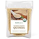 Healthworks Superfoods Organic Quinoa White Whole Grain Raw - 80 Oz / 5 Lbs - Protein, Fiber & Iron - Peruvian Origin - Rice & Pasta Substitute