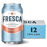 Fresca Peach Soda Soft Drink Fridge Pack Cans, 12 fl oz, 12 Pack