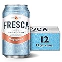 Fresca Peach Soda Soft Drink Fridge Pack Cans, 12 fl oz, 12 Pack