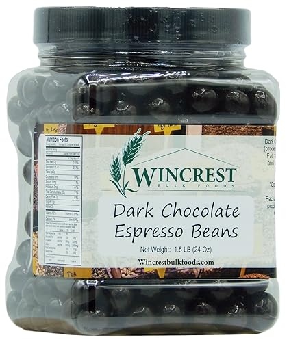 Albanese, Dark Chocolate Espresso Beans (1.500 Lbs)