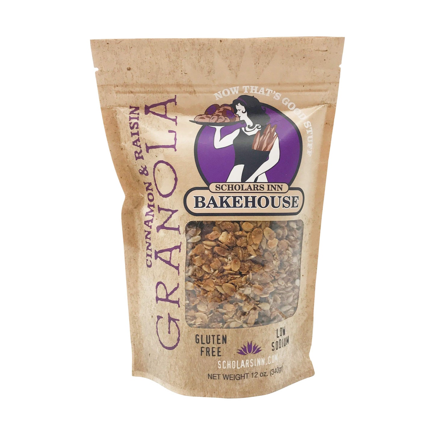 Scholars Inn Bakehouse, Granola Cinnamon Raisin, 12 Ounce