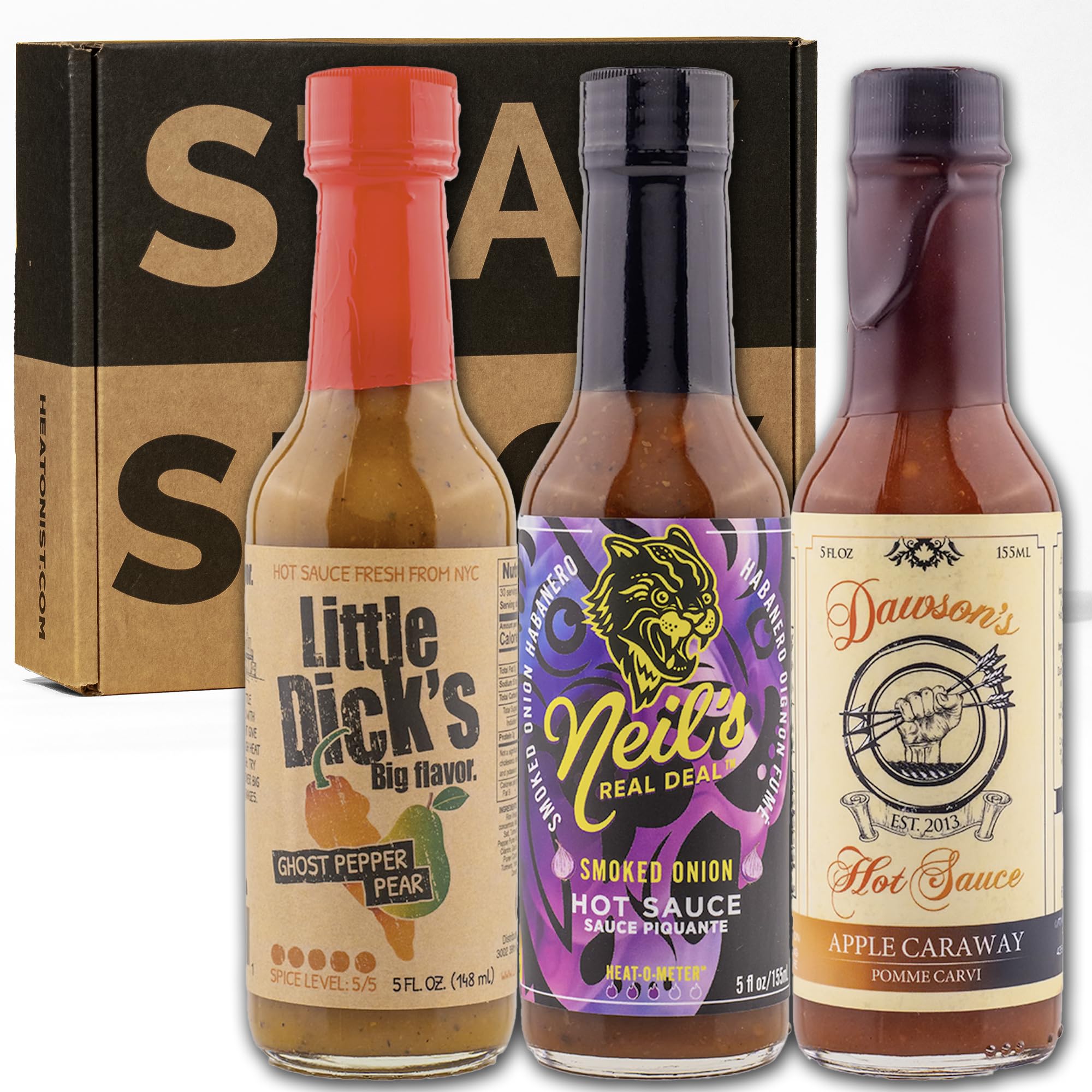 Hot Ones Season 25 Warmup Pack Lineup, Mild Flavor Hot Sauce Variety Pack Made With Natural Ingredients:, Perfect For Superfans & Mini Wing Challenge