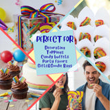 Halal Sour Rainbow Belt Bites | 2 Pound Bag | Halal Sour Mini Rainbow Belt Candy | Snack Size Bulk Gummy Candy for Sharing, Parties & Events, Candy