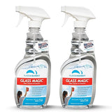 Bubble Bandit Glass Cleaner Spray Bottle, 23 Fl Oz | Streak Free Window Cleaner | Fresh Scent, Removes Fingerprints, Dust, Dirt, Smoke Film, Ammonia