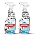Bubble Bandit Glass Cleaner Spray Bottle, 23 Fl Oz | Streak Free Window Cleaner | Fresh Scent, Removes Fingerprints, Dust, Dirt, Smoke Film, Ammonia