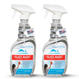 Bubble Bandit Glass Cleaner Spray Bottle, 23 Fl Oz | Streak Free Window Cleaner | Fresh Scent, Removes Fingerprints, Dust, Dirt, Smoke Film, Ammonia