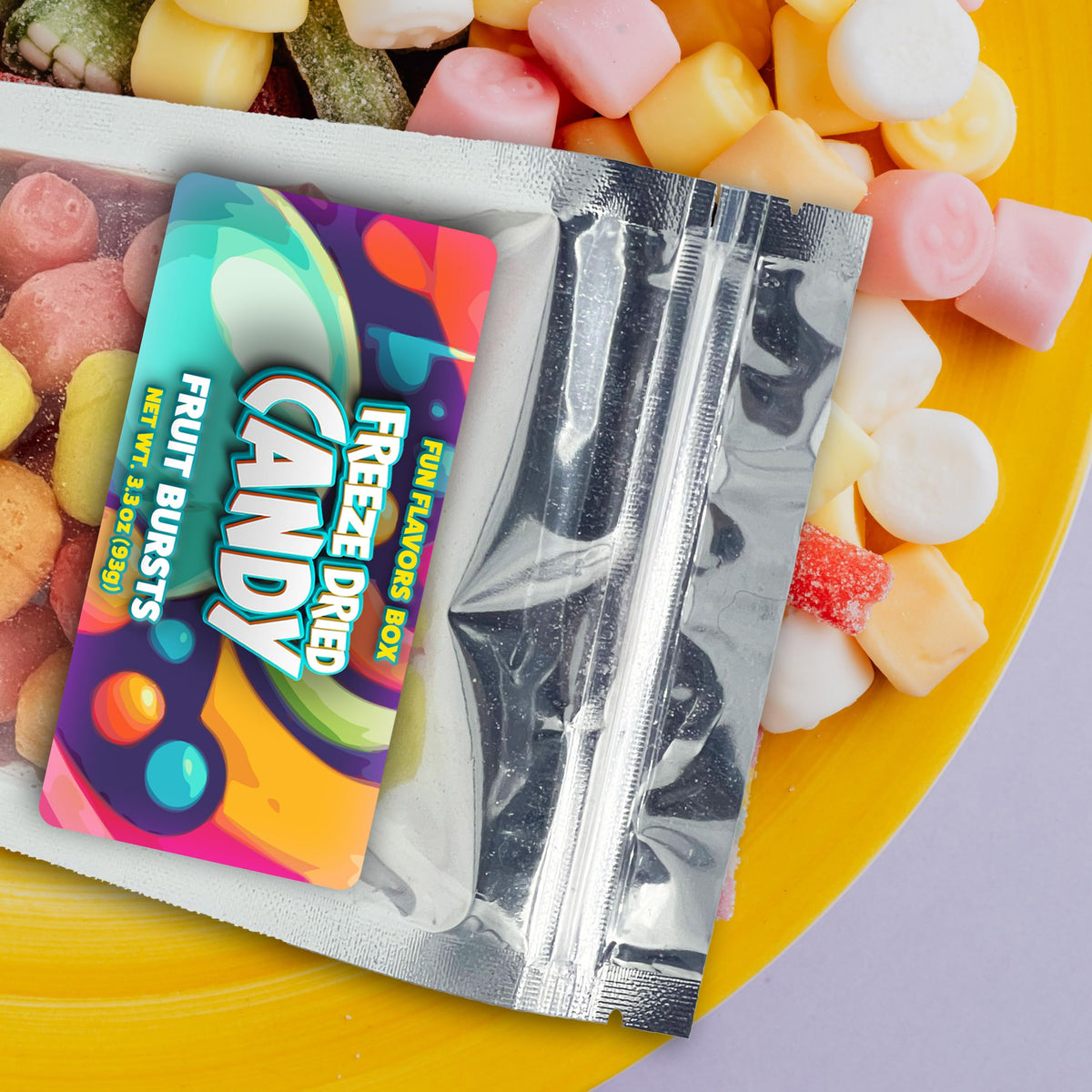 Freeze Dried Candy Fruit Burst Variety Pack - Crunchy Candy Snack - Space Theme Party Favor Gift Idea, 3.3 oz