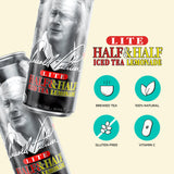 AriZona Arnold Palmer Half and Half - Big Can, 22 Fl Oz (Pack of 12)