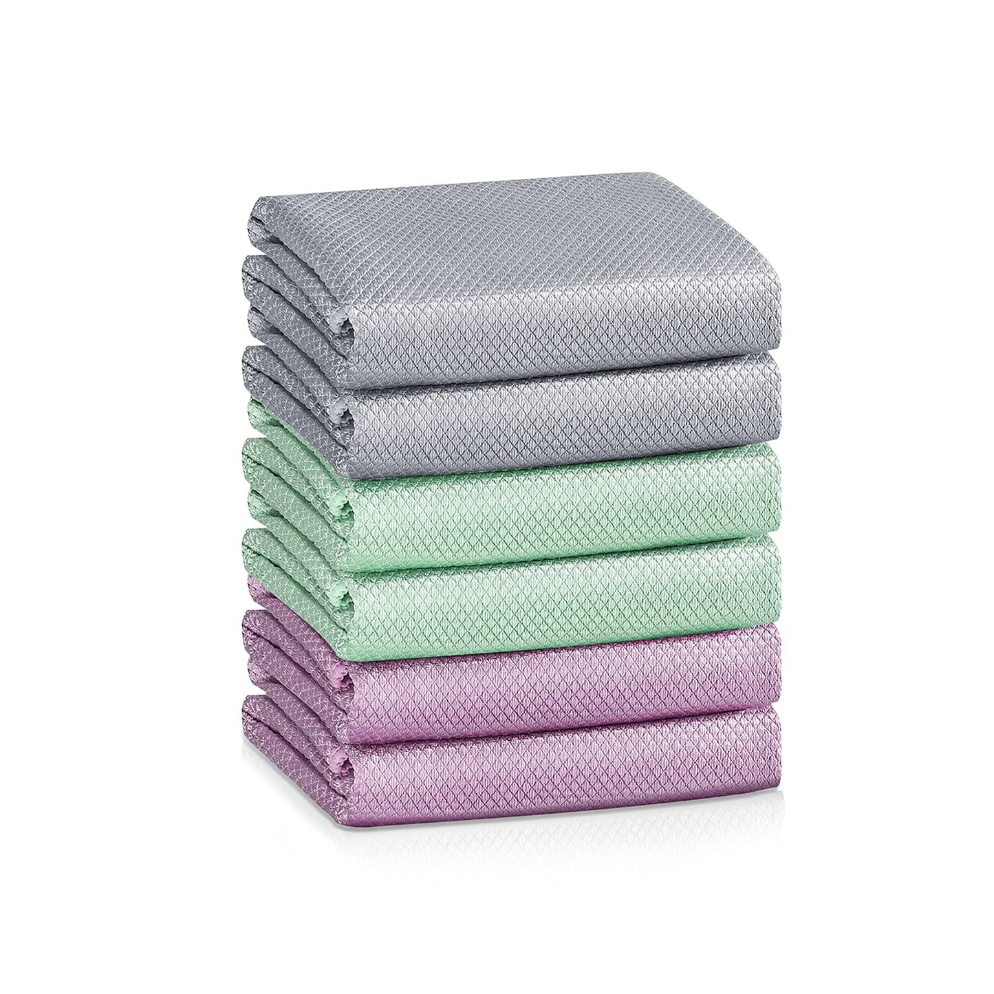 Fish Scale Streak Free Magic Glass Window Car Mirror Microfiber Cleaning Cloth Cleaner Cloths,Lint Free Stainless Steel Windshield Shower Cleaning