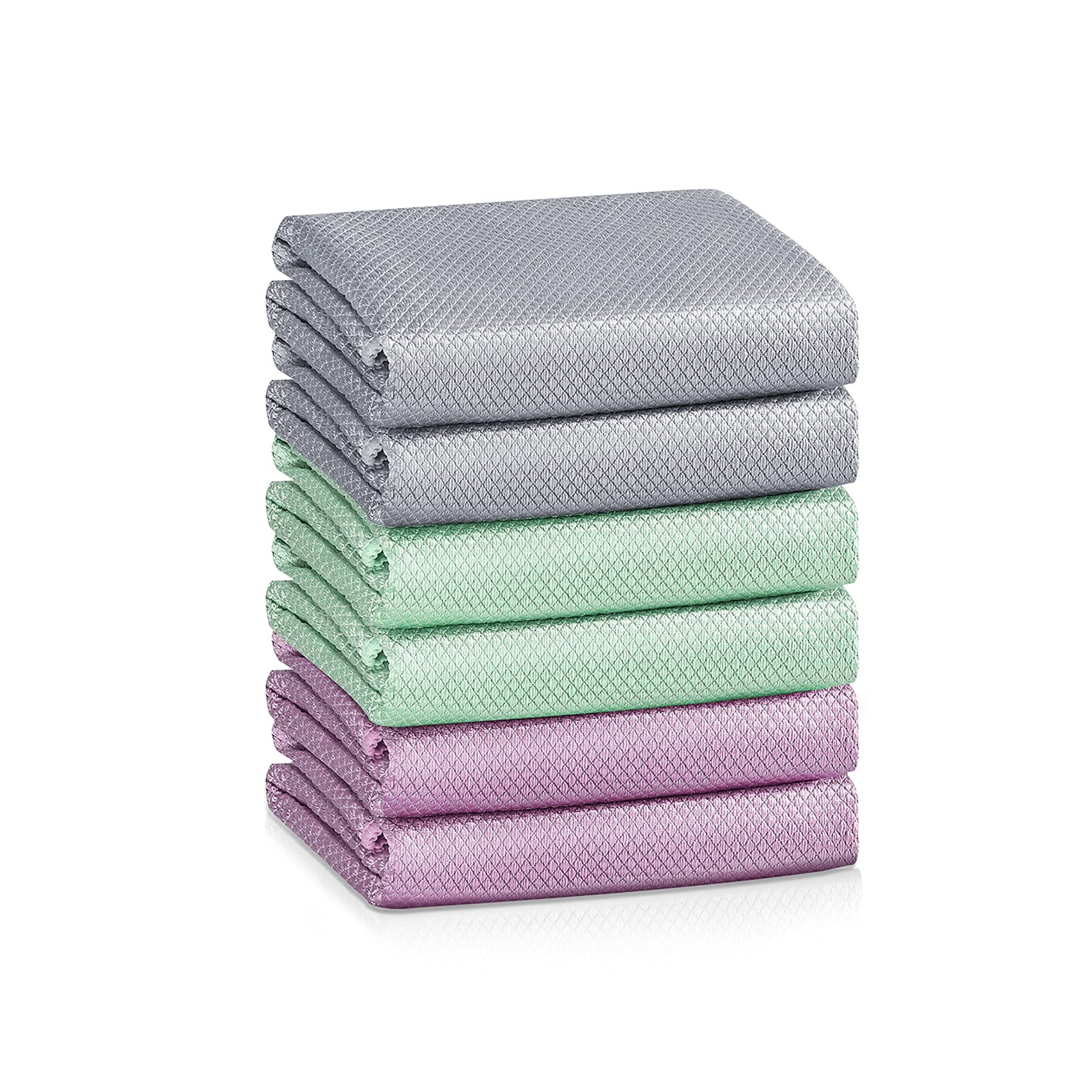 Fish Scale Streak Free Magic Glass Window Car Mirror Microfiber Cleaning Cloth Cleaner Cloths,Lint Free Stainless Steel Windshield Shower Cleaning