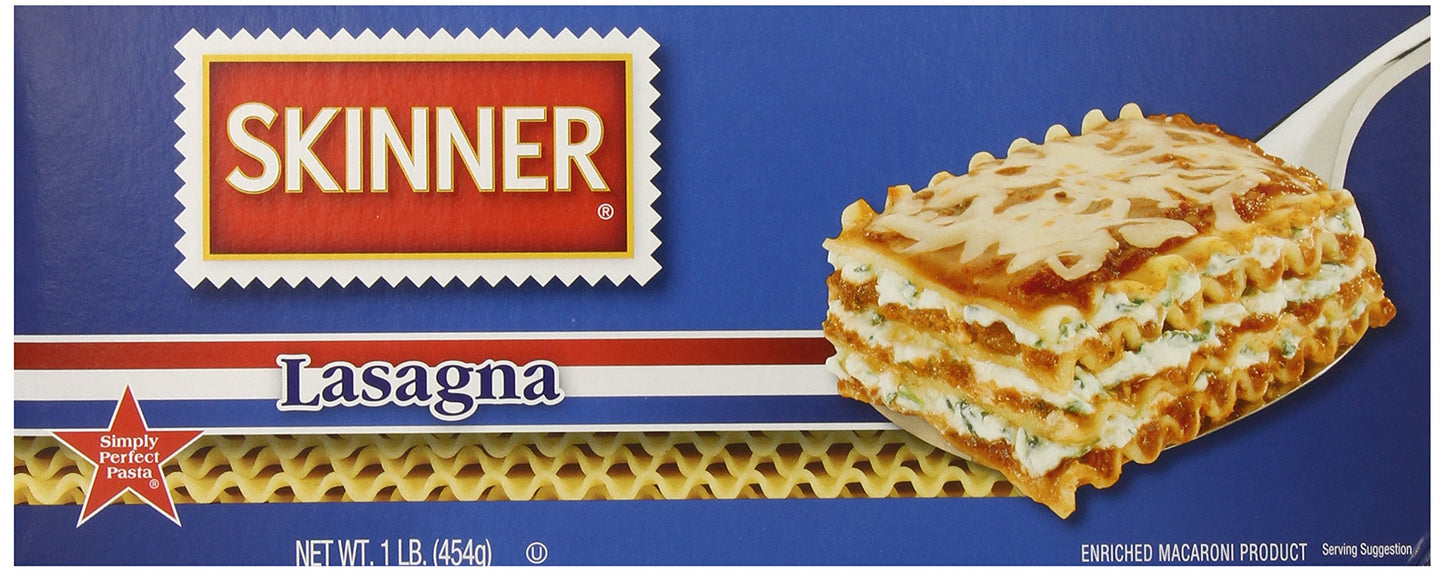 Skinner Lasagne Carton 16 Ounces, 16 Ounce