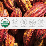 One Farm by WAAYB Organic Cacao, Single Estate, Non-GMO, Fair-Trade, Vegan, Gluten Free, 100% Raw Rizek Cacao in Resealable Bag for Cooking, Smoothies, Lattes & Baking (1 lb, Powder)