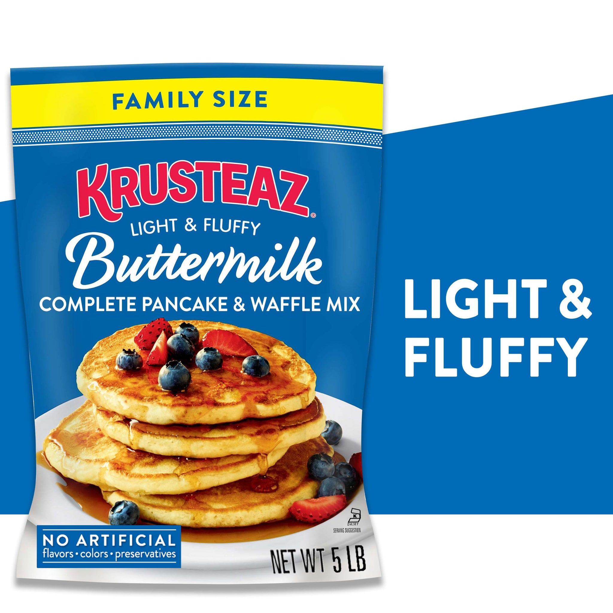 Krusteaz Buttermilk Pancake Mix, 5lb.