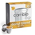 Cambio Roasters Organic Coffee Pods - Donut Blend Light Roast, The Only Organic Recyclable Aluminum Coffee Pods, Small Batch Roasted, Keurig®