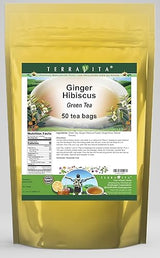 Ginger Hibiscus Green Tea (50 tea bags, ZIN: 543569)