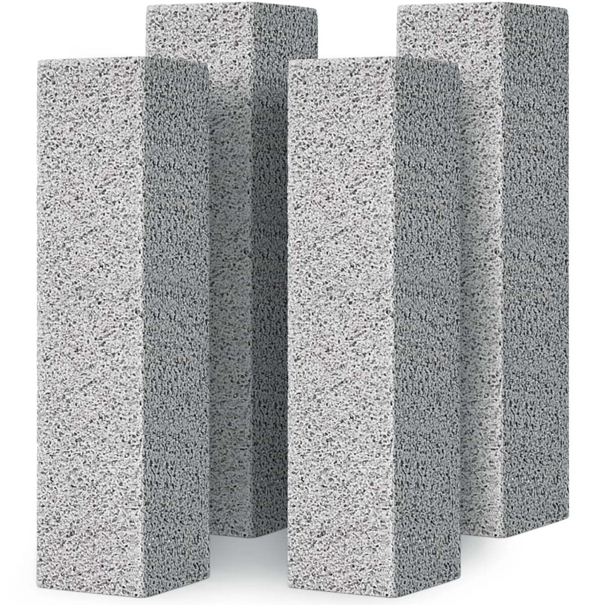 4TH Pumice Stone for Toilet Bowl Cleaning,Remove Away Limescale Stain,Hard Water Rings,Calcium Buildup,Iron and Rust,Pumice Stick