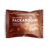 Heather's Choice Packaroons, Vegan Gluten-Free Individually Wrapped Snacks for Backpacking, Camping, Hiking and Travel (Pecan Pie, 8-pack)