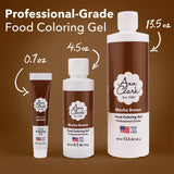 Ann Clark Mocha Brown Food Coloring Gel .70 oz. Professional Grade Made in USA