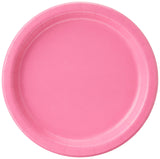 Creative Converting Touch of Color Paper Dinner Plates, 9", Candy Pink, 24 Count